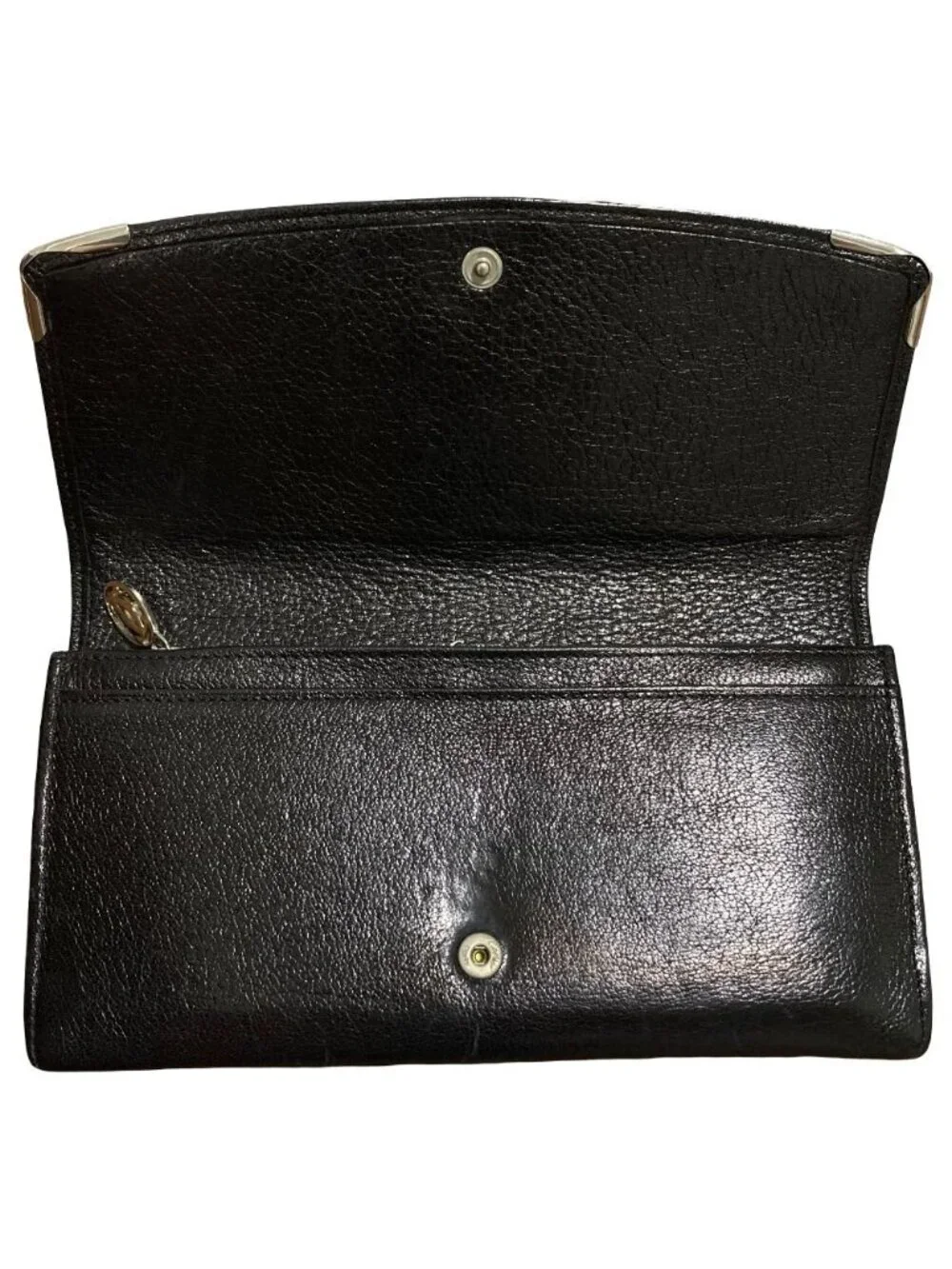 Cartier Marcello de Leather Wallet Black